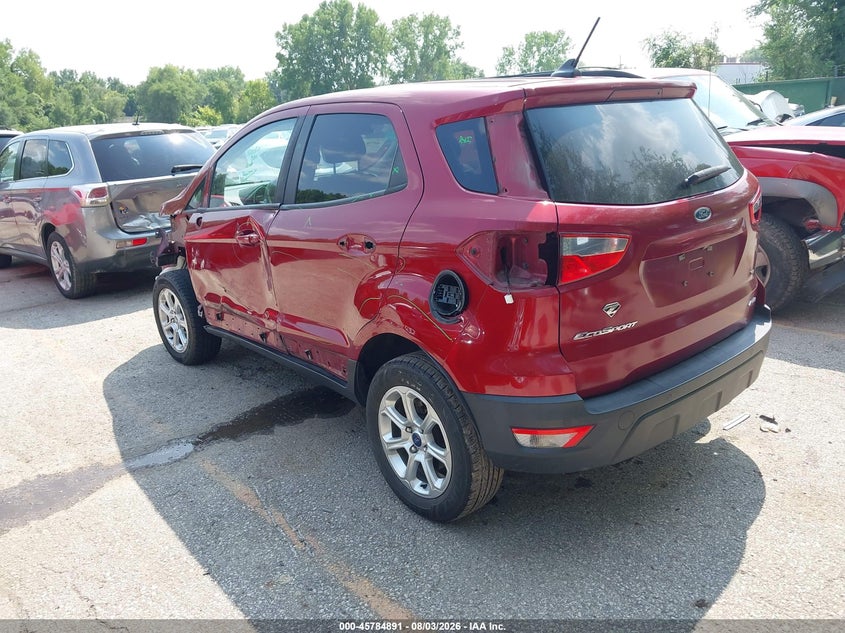 Vin: maj6s3gl8lc338132, lot: 46283715, ford ecosport se 20203