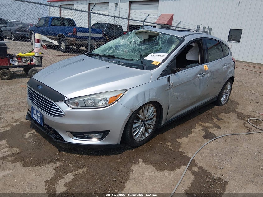Vin: 1fadp3n28jl296254, lot: 46283749, ford focus titanium 20182