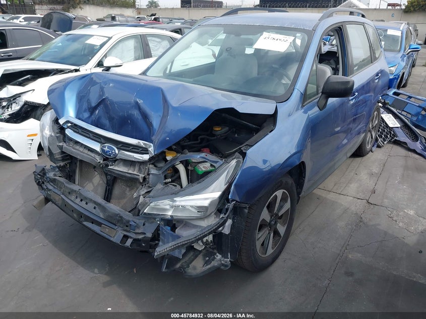 Vin: jf2sjabc0jh581202, lot: 46283756, subaru forester 2.5i 20182