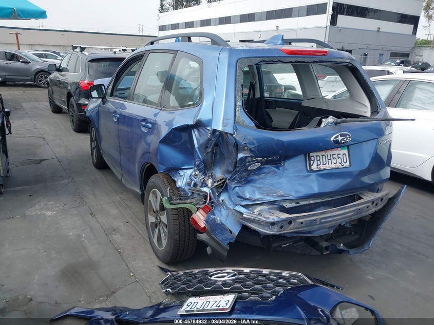 Vin: jf2sjabc0jh581202, lot: 46283756, subaru forester 2.5i 20183