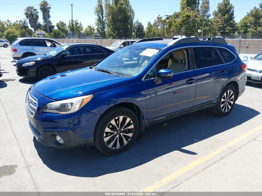Vin: 4s4bsanc6h3416300, lot: 46283770, subaru outback 2.5i limited 20172