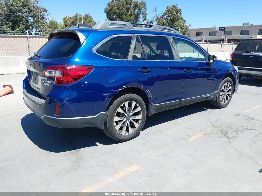 Vin: 4s4bsanc6h3416300, lot: 46283770, subaru outback 2.5i limited 20174