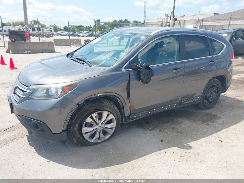 Vin: 2hkrm4h77eh617541, lot: 46283803, honda cr-v ex-l 20142