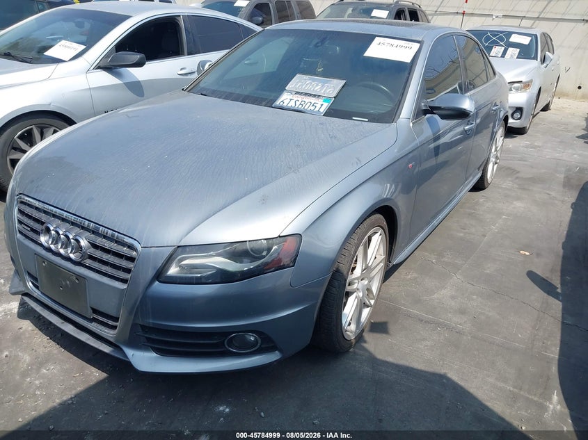 Vin: waukfafl2bn022468, lot: 46283823, audi a4 2.0t premium 20112