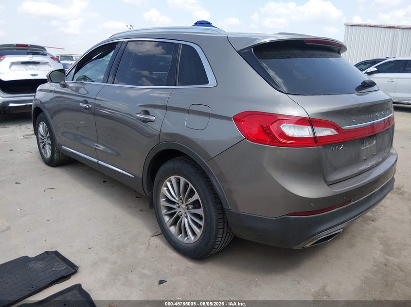 Vin: 2lmpj6kr0hbl50183, lot: 46283829, lincoln mkx select 20173