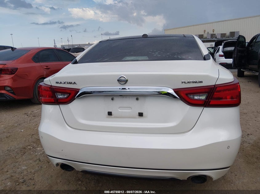 2017 NISSAN MAXIMA SEDAN 3.5L V-6 DOHC, VVT, 300HP