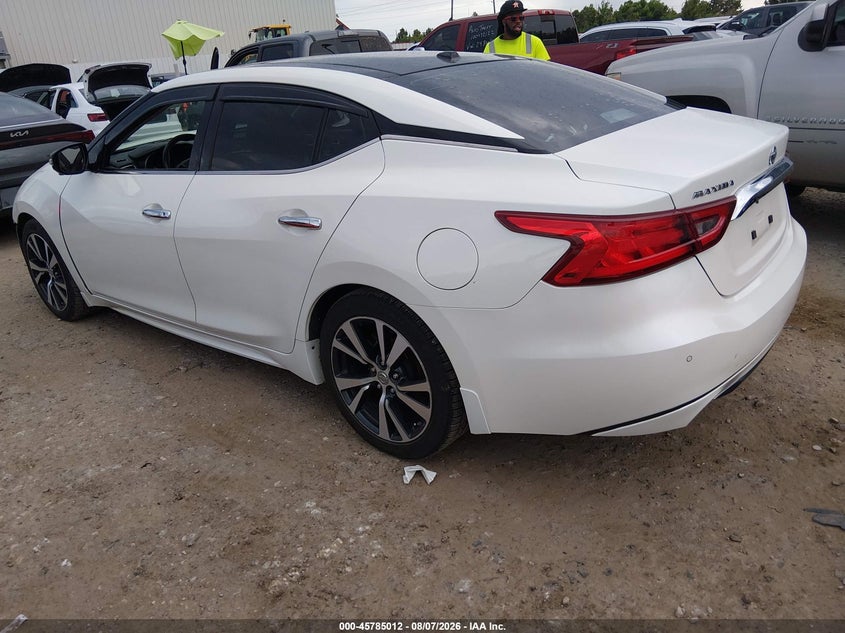 Vin: 1n4aa6ap0hc399640, lot: 46283836, nissan maxima 3.5 platinum 20173