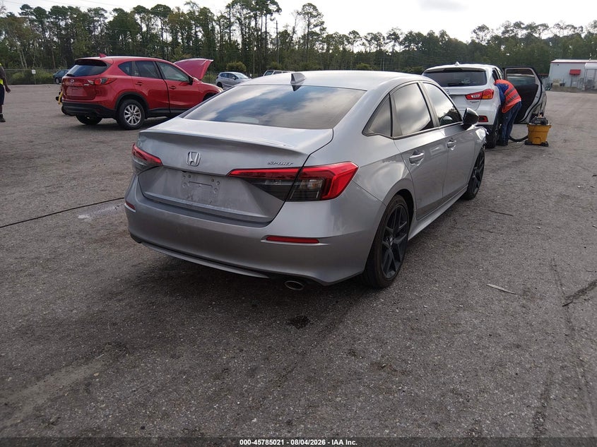 Vin: 2hgfe2f57nh594424, lot: 46283845, honda civic sport 20224
