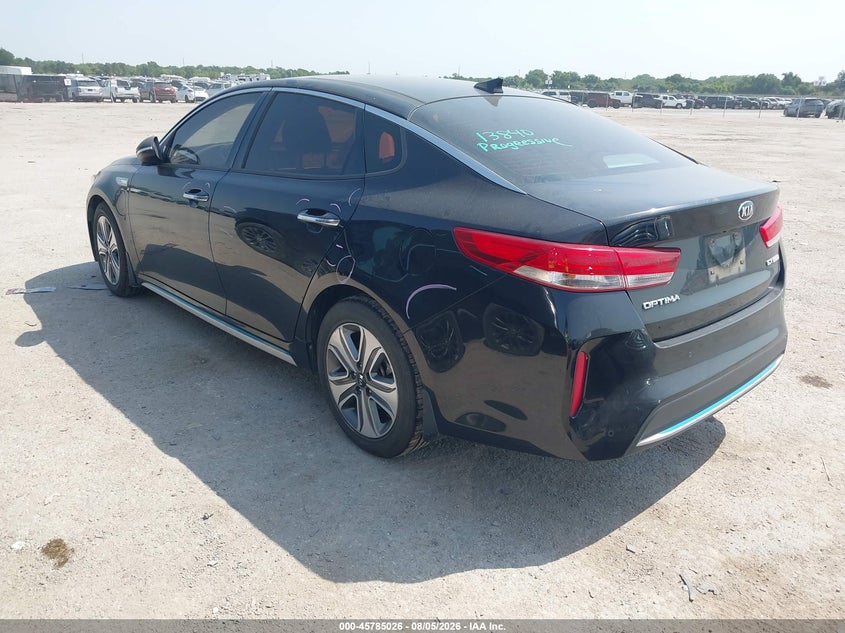 Vin: knagv4ld7h5009344, lot: 46283850, kia optima plug-in hybrid ex 20173