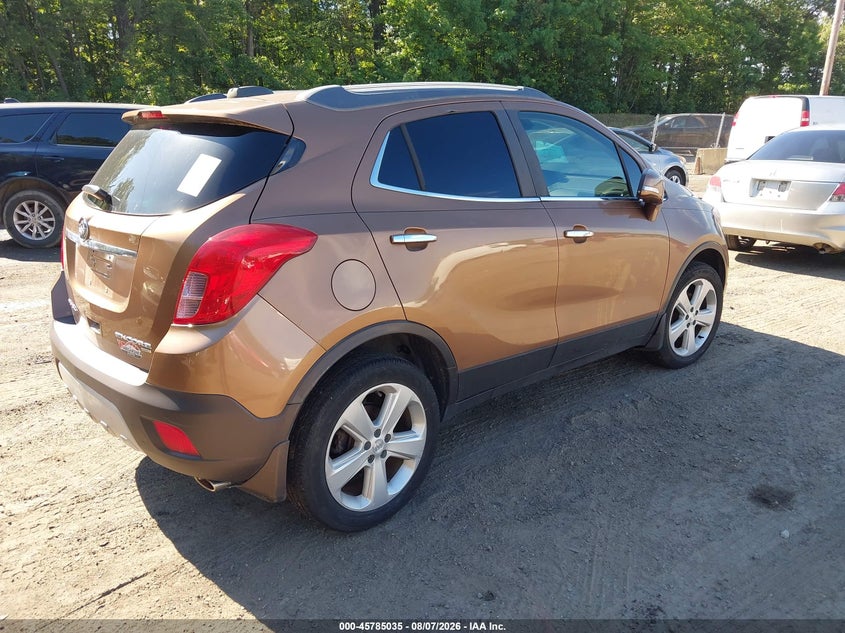 Vin: kl4cjfsb4gb568188, lot: 46283859, buick encore convenience 20164