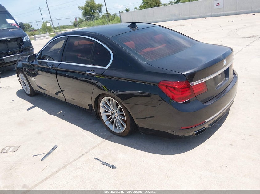 Vin: wbaya8c58dc996428, lot: 46283869, bmw 750i 20133