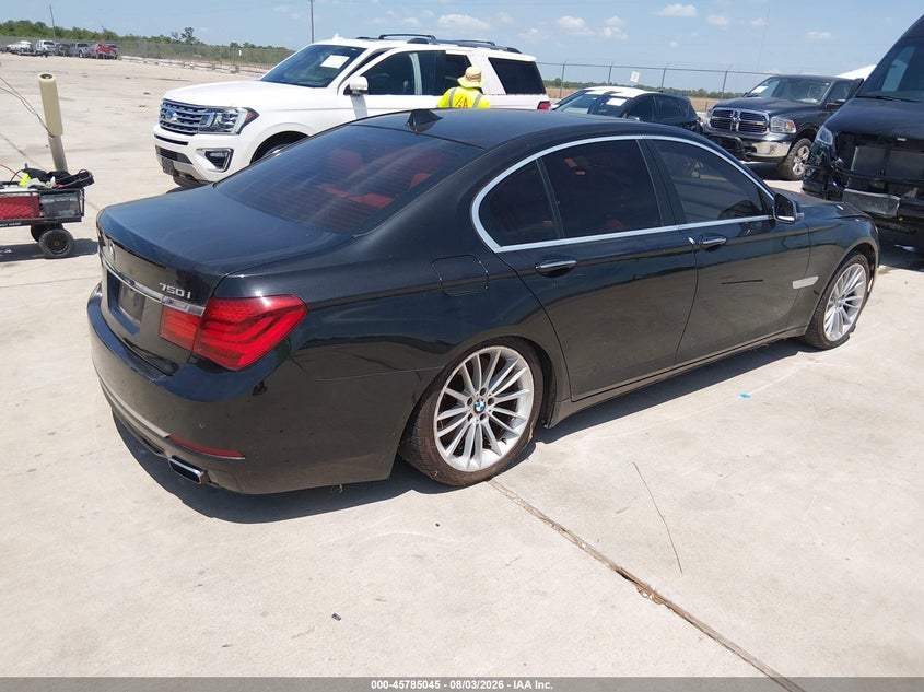 Vin: wbaya8c58dc996428, lot: 46283869, bmw 750i 20134