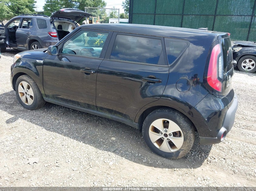 Vin: kndjn2a25g7244357, lot: 46283876, kia soul 20163