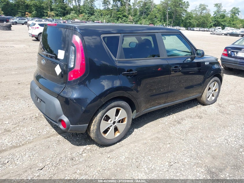 Vin: kndjn2a25g7244357, lot: 46283876, kia soul 20164