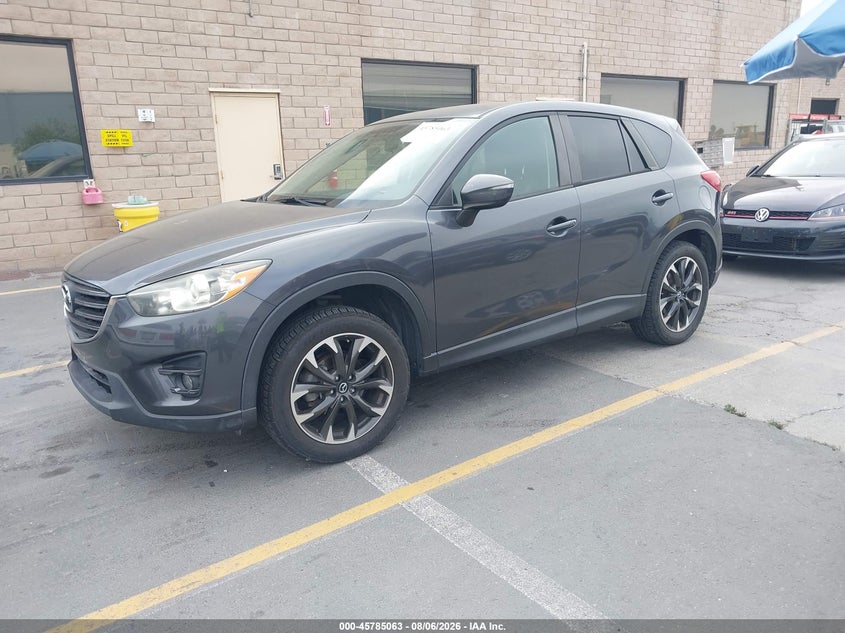 Vin: jm3ke4dy6g0736380, lot: 46283887, mazda cx-5 grand touring 20162