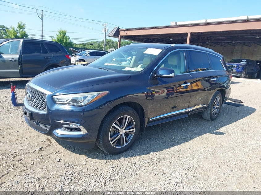 Vin: 5n1dl0mm2jc506611, lot: 46283923, infiniti qx60 20182