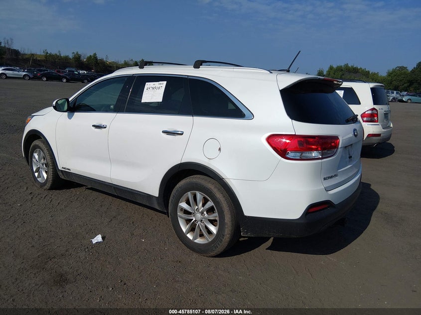 Vin: 5xypgda55jg393517, lot: 46283931, kia sorento 3.3l lx 20183
