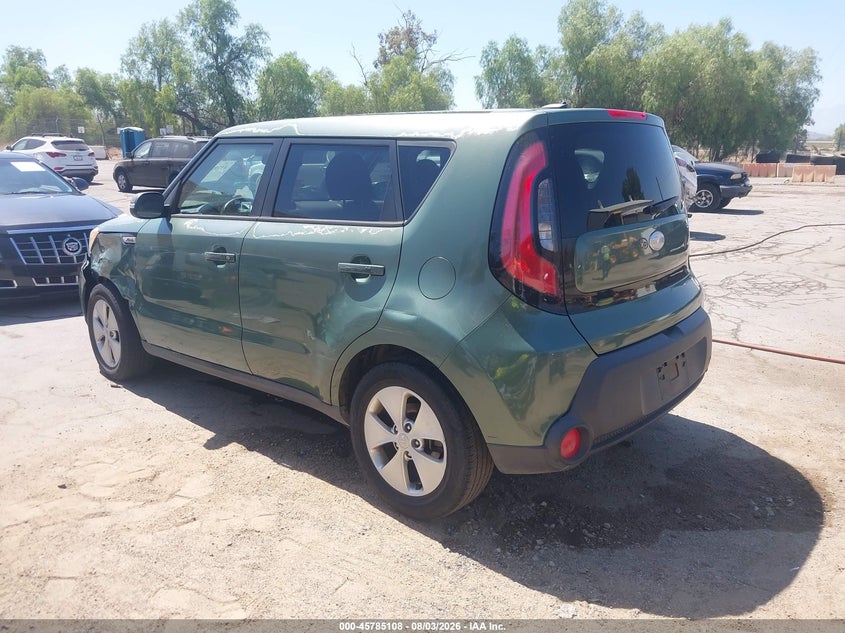 Vin: kndjp3a55e7054968, lot: 46283932, kia soul + 20143
