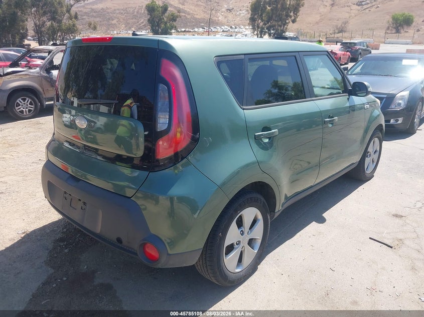 Vin: kndjp3a55e7054968, lot: 46283932, kia soul + 20144