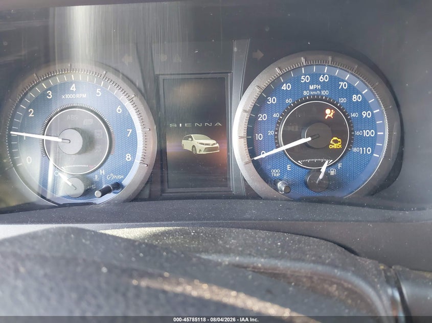 2020 TOYOTA SIENNA auction photo 7