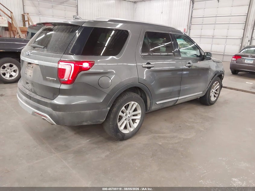 Vin: 1fm5k7d83ggd00587, lot: 46283943, ford explorer xlt 20164