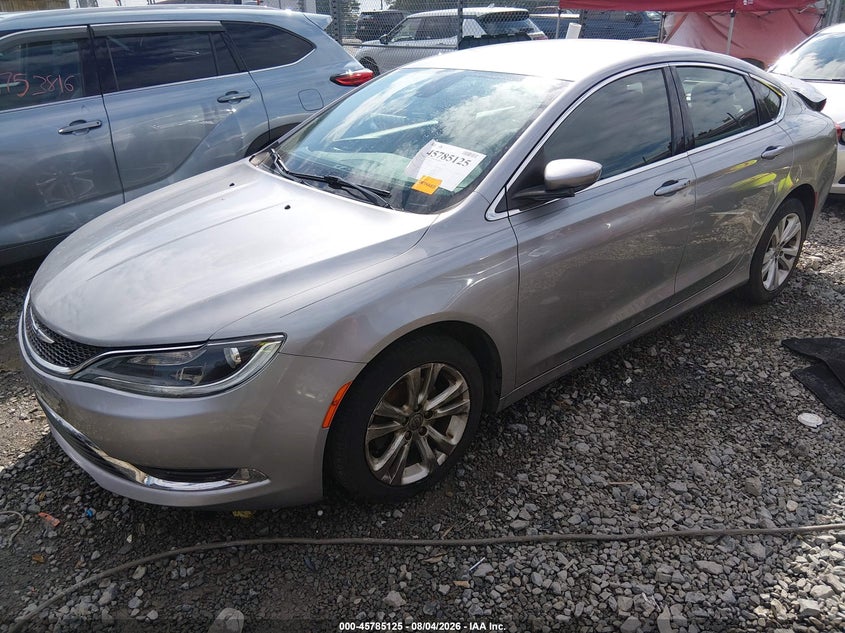 Vin: 1c3cccab2fn660742, lot: 46283949, chrysler 200 limited 20152