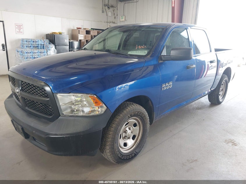 Vin: 1c6rr6kg4js250283, lot: 46283985, ram 1500 tradesman  4x2 5'7 box 20182