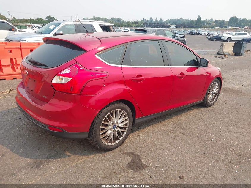 Vin: 1fahp3m2xcl155675, lot: 46283989, ford focus sel 20124