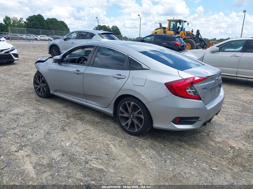 Vin: 2hgfc2f8xmh518372, lot: 46283993, honda civic sport 20213