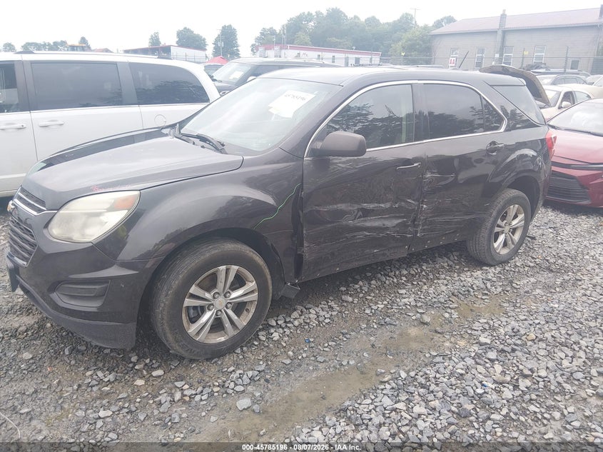 Vin: 1gnalbek6gz105835, lot: 46284020, chevrolet equinox ls 20162