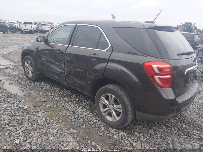 Vin: 1gnalbek6gz105835, lot: 46284020, chevrolet equinox ls 20163