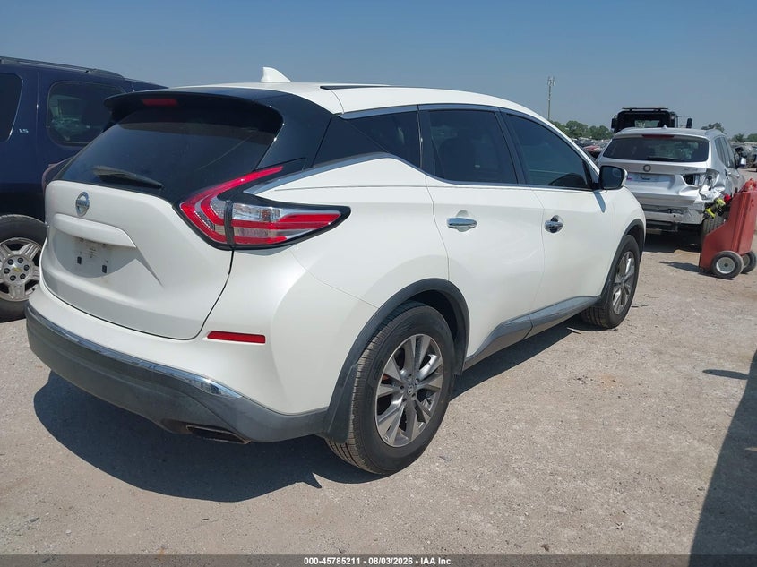 Vin: 5n1az2mg6gn142486, lot: 46284035, nissan murano s 20164