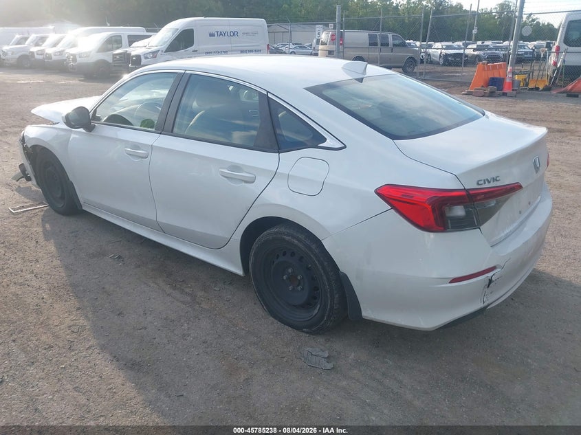 Vin: 2hgfe2f27nh525089, lot: 46284062, honda civic lx 20223
