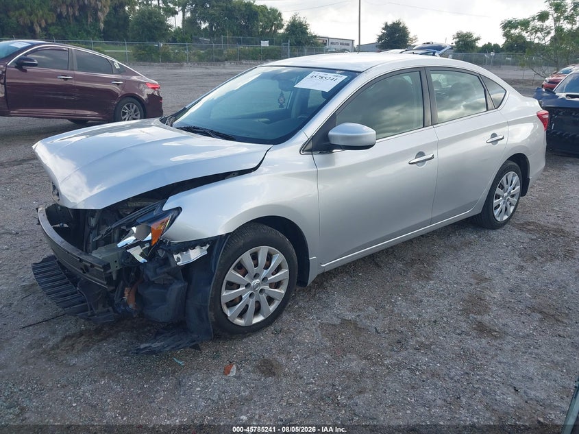 Vin: 3n1ab7ap2hy367036, lot: 46284065, nissan sentra s 20172
