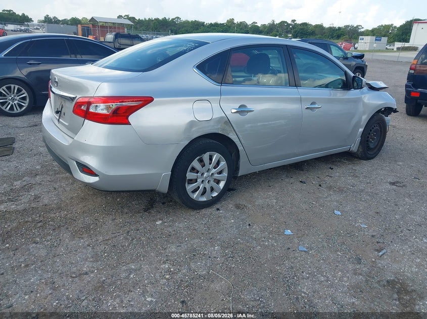 Vin: 3n1ab7ap2hy367036, lot: 46284065, nissan sentra s 20174