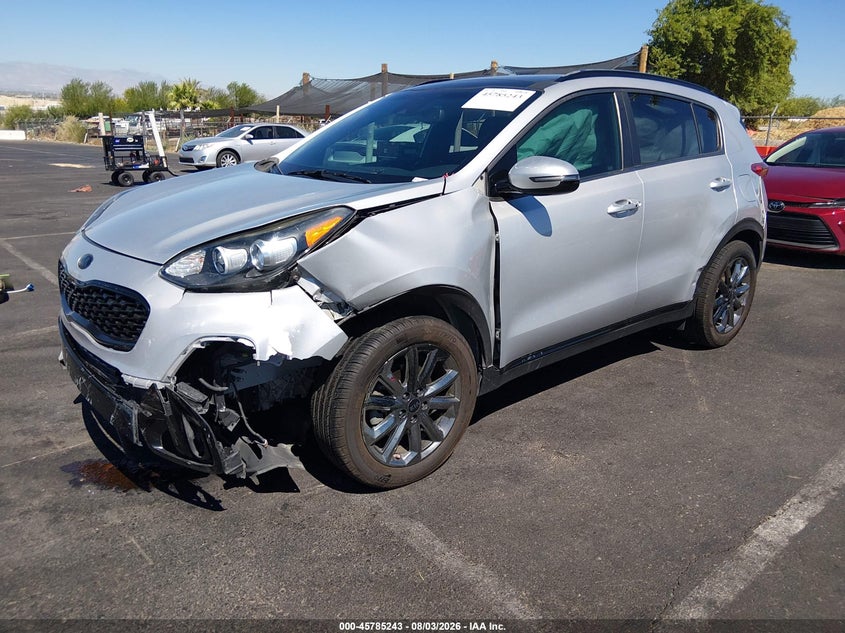 Vin: kndp63ac0m7872036, lot: 46284067, kia sportage s 20212