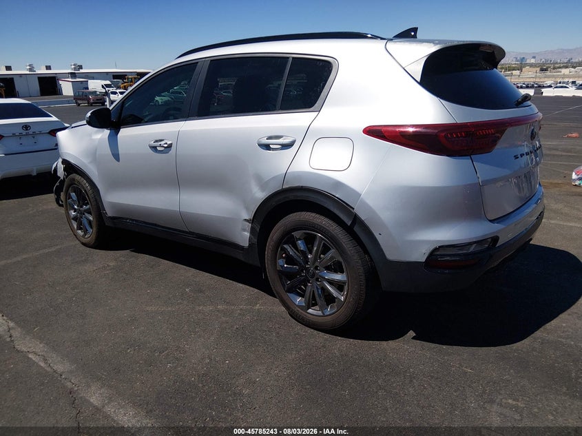 Vin: kndp63ac0m7872036, lot: 46284067, kia sportage s 20213