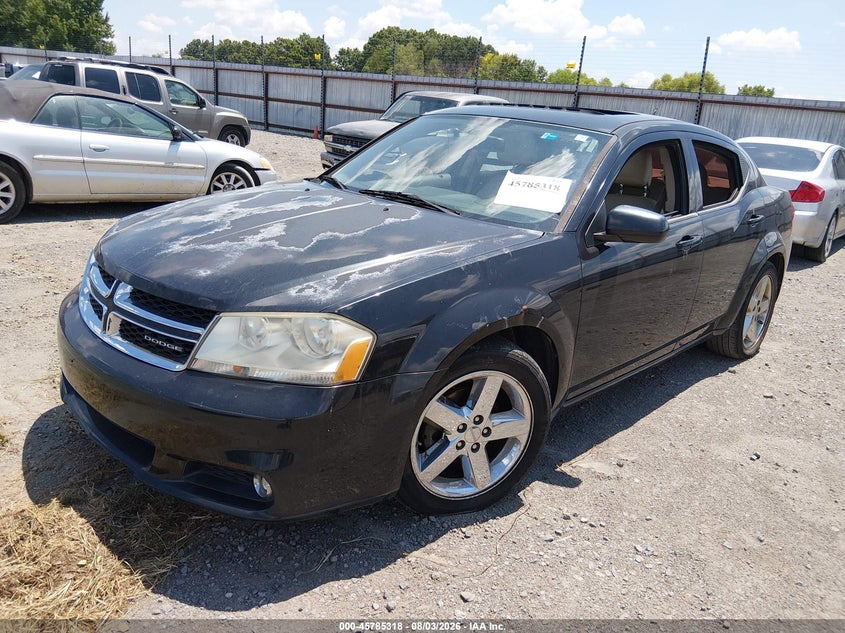 Vin: 1b3bd2fg8bn506504, lot: 46284142, dodge avenger lux 20112