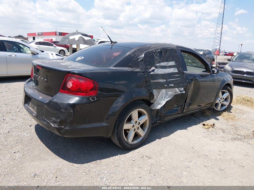 Vin: 1b3bd2fg8bn506504, lot: 46284142, dodge avenger lux 20114