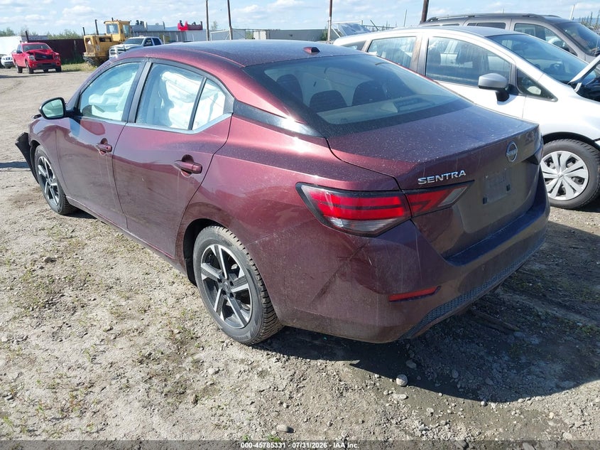 Vin: 3n1ab8cv0ry302317, lot: 46284155, nissan sentra sv xtronic cvt 20243