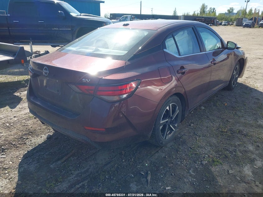 Vin: 3n1ab8cv0ry302317, lot: 46284155, nissan sentra sv xtronic cvt 20244