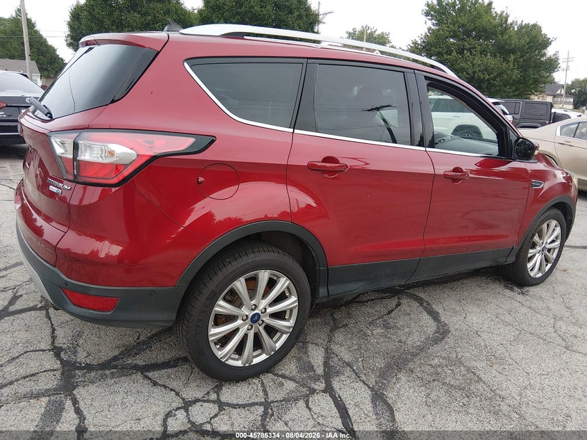 Vin: 1fmcu9j9xjuc48300, lot: 46284158, ford escape titanium 20184