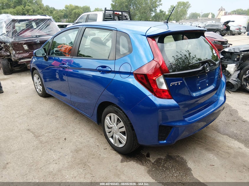 Vin: jhmgk5h59hs013141, lot: 46284168, honda fit lx 20173