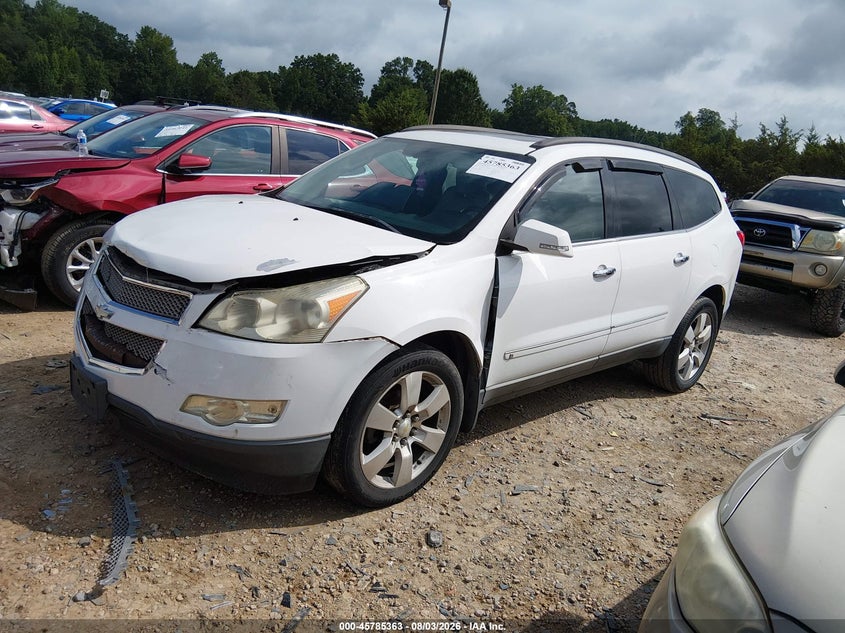 Vin: 1gnlvhed7as101557, lot: 46284187, chevrolet traverse ltz 20102