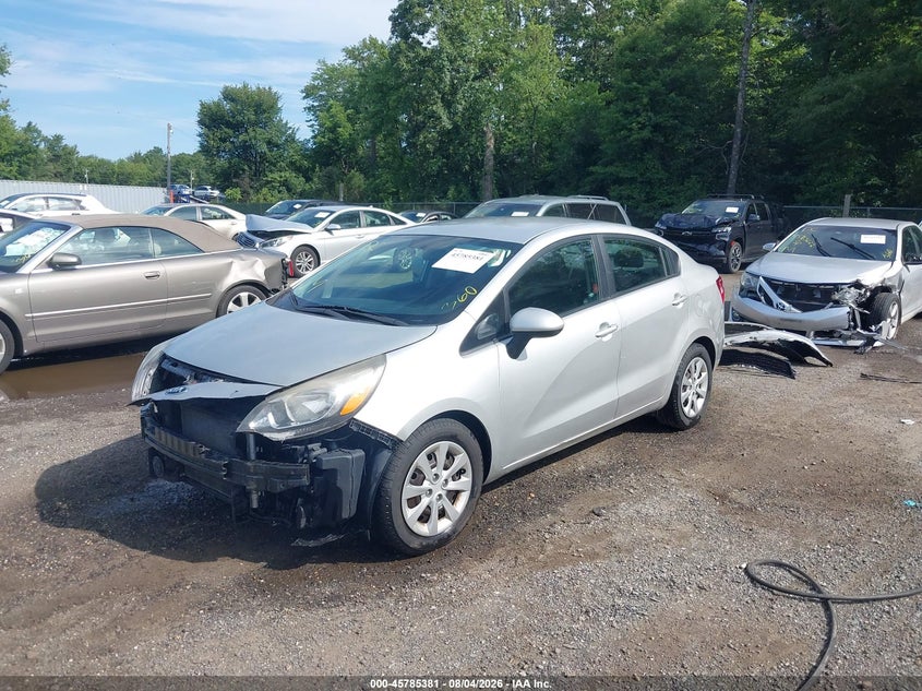 Vin: knadm4a31e6414508, lot: 46284205, kia rio lx 20142