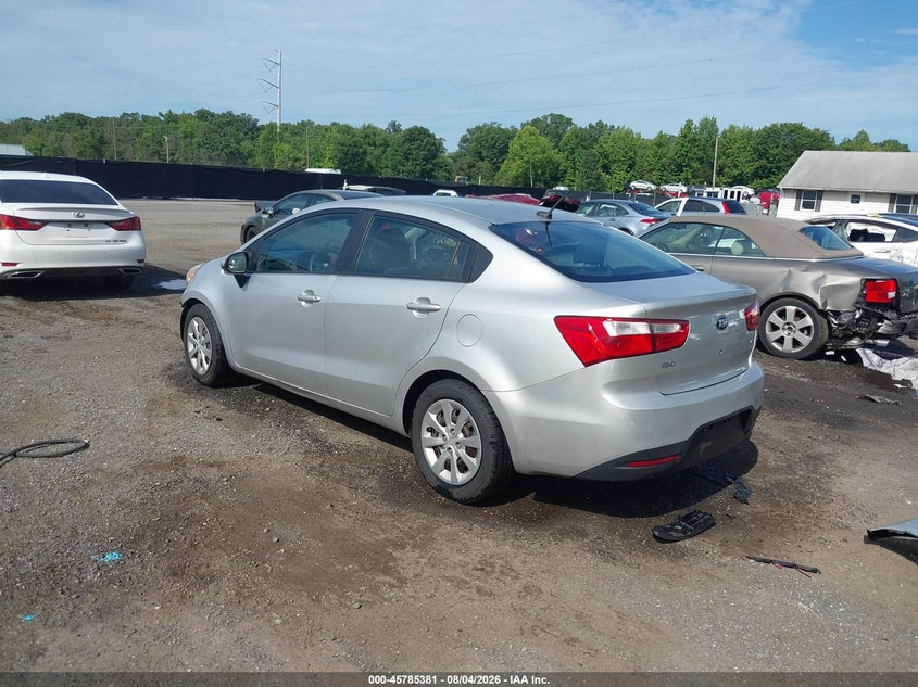 Vin: knadm4a31e6414508, lot: 46284205, kia rio lx 20143