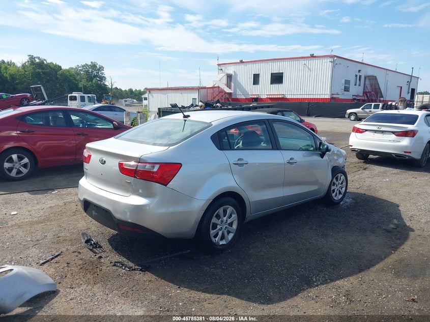 Vin: knadm4a31e6414508, lot: 46284205, kia rio lx 20144