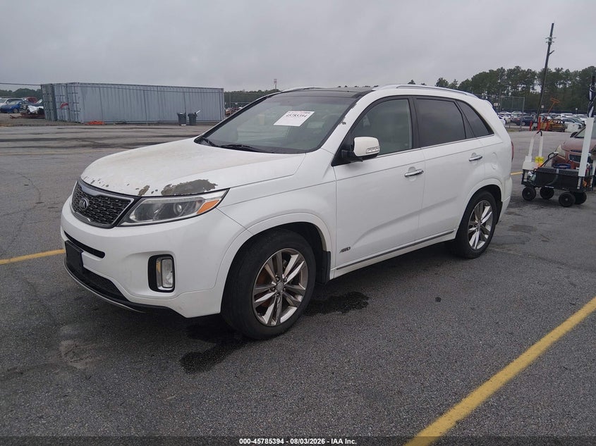 Vin: 5xykwda72fg626422, lot: 46284218, kia sorento limited v6 20152