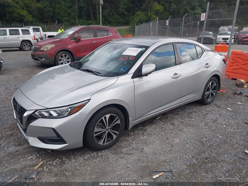 2022 NISSAN SENTRA auction photo 2