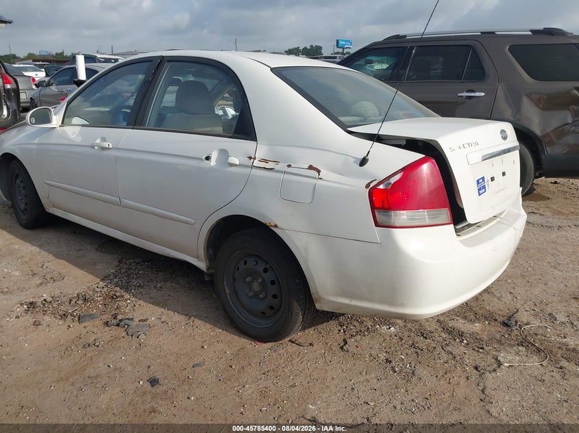 2007 KIA SPECTRA auction photo 3